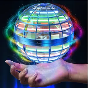AwwPicks Flying Orb Ball Toy, Hand Controlled Boomerang Hover Ball, Cosmic Globe Boomerang Hover Ball Galactic Fidget Spinner - Blue cool