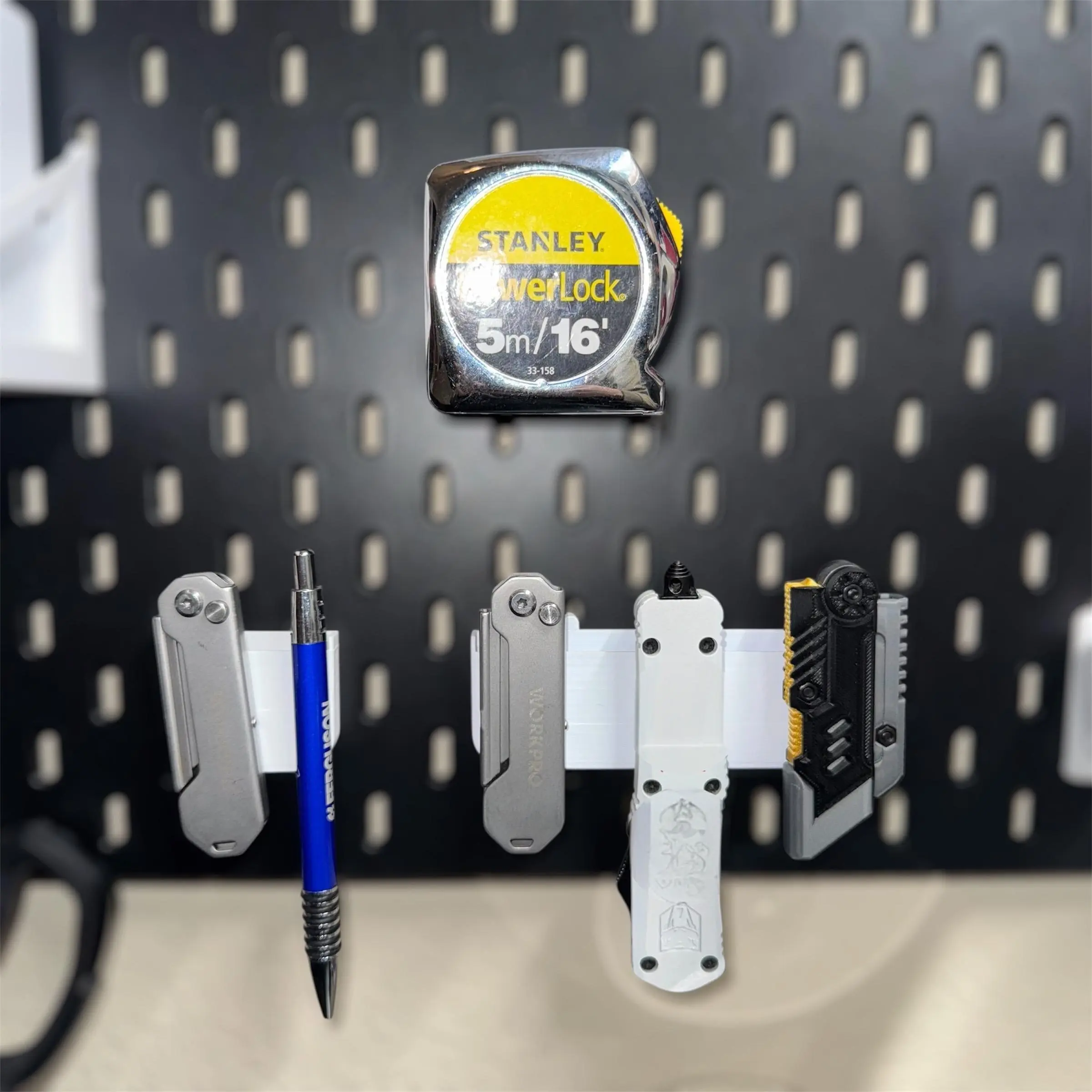 IKEA SKADIS Clip Mount | Tool Holder, Pocket Knife Organizer