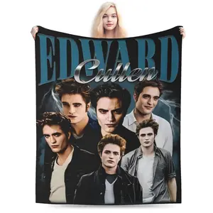 This Twilight-themed Edward Elric-inspired blanket is soft, lightweight, and durable, making it perfect for the office, sofa, bedroom, or home 60*50.