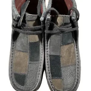 Clark Wallaby Bodega Patchwork for Men's Size 8 - Stylish Patchwork Design, Comfortable Fit, Ideal for Casual Wear