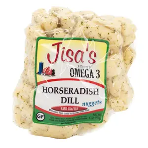 Horseradish Dill Cheese Nuggets | 8 oz | Jisa's Farmstead Cheese