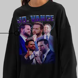 JD Vance Sweatshirt, Vintage JD Vance Fan Sweatshirt, JD Vance Crewneck, Halloween Fan Merch