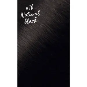 Nano Ring Hair Extensions Double Drawn Remy Hair 1B