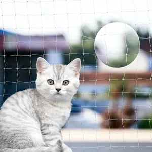 Cat Netting Balcony, 1Balcony Screen for Pets, Anti-Fall Pet Mesh Fence Cat Safety Net for Balcony, Window, Stair, Patio, Outdoor Screen Fence