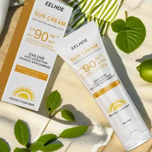 Moisturizing Sun Care Cream, Refreshing Non-greasy Sunblock Cream for Face & Body, Hydrating Sun Care Product for Summer