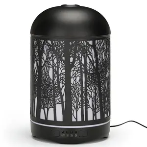 250ml ceramic essential oil diffuser, ultrasonic silent aromatherapy machine, automatic shutdown/with timing humidifier, suitable for bedrooms, living rooms, offices