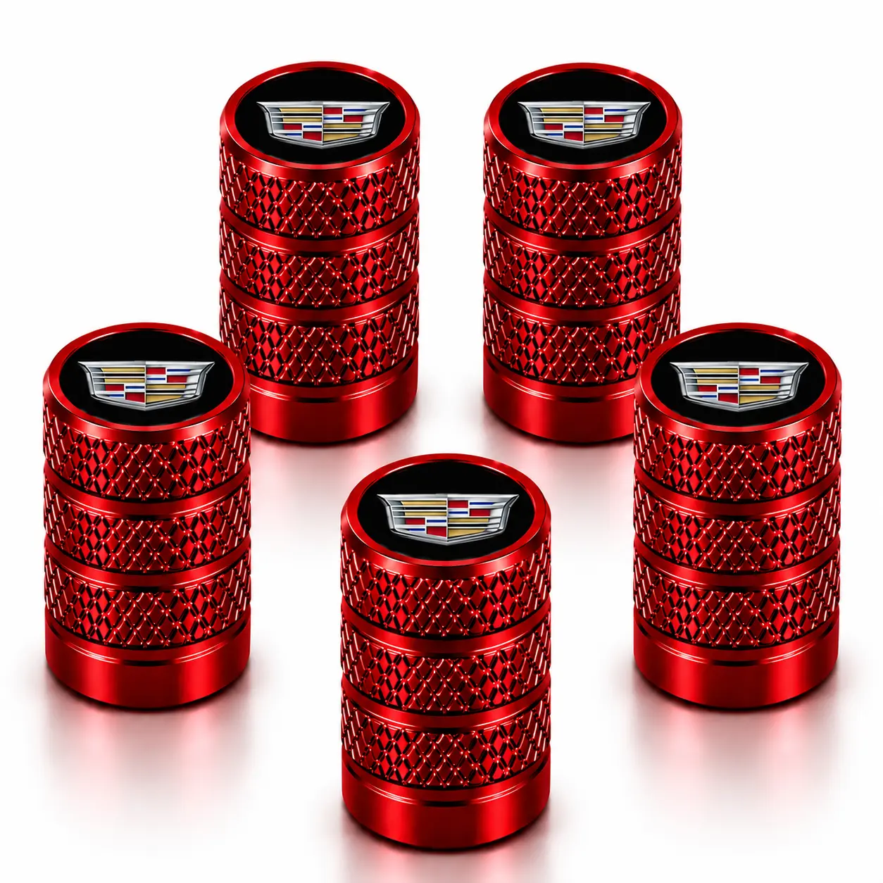 For Cadillac / Red / 5-Pack