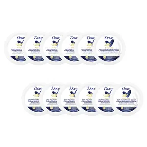 Dove Rich Nourishment Cream, 2.53 oz Body Lotion - Pack of 12