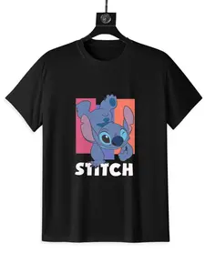 Lilo & Stitch ThumbsUp T-Shirt - Fun & Playful Design for Fans - Comfortable & Stylish Casual Top - Symbolizes Positivity & Fun