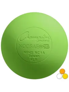 Neon Green Champion Sports Lacrosse Ball - Meets NOCSAE Standard SEI Certified