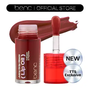 [NEW_Tiktok Shop Exclusive] Benc Juicy Drip Glaze Lip Oil 09 Burnt Spice l Hydrating Gloss, Moisturizing balms, Sheer tint, Shine & Dewy Finish