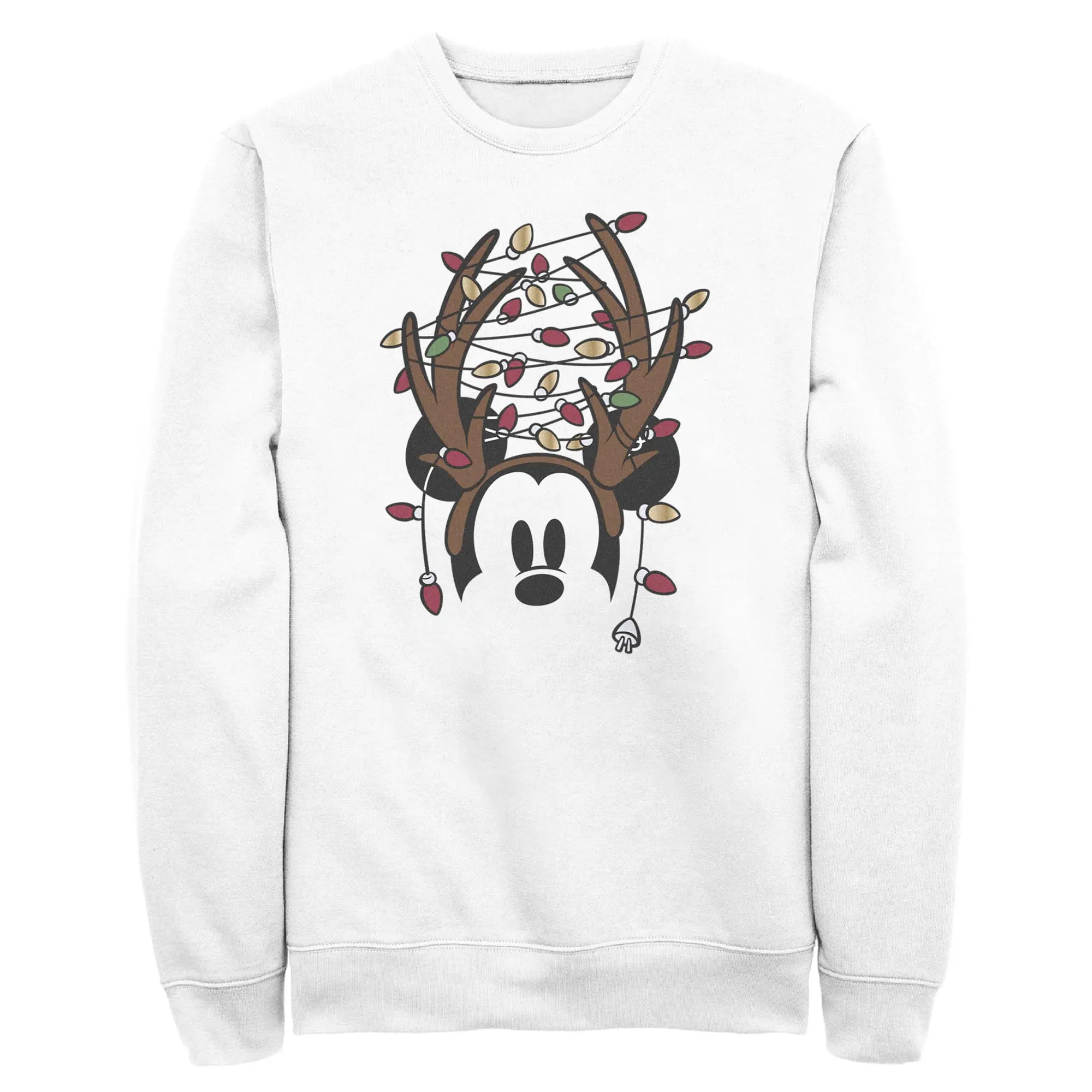 Men's Mickey & Friends Christmas Reindeer Antlers Mickey Sweatshirt