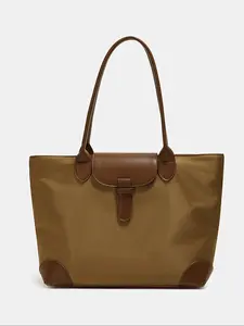 Women's Foldable Designer Shoulder Bag, Premium Nylon Handbag, Large Capacity Classic Tote, Fashion Durable Design