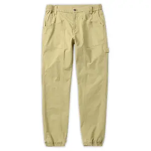 CHRONOLINE Men's Chino Jogger Pants Canvas Heavyweight Cotton Tapered Work Utility Golf Pants for Men