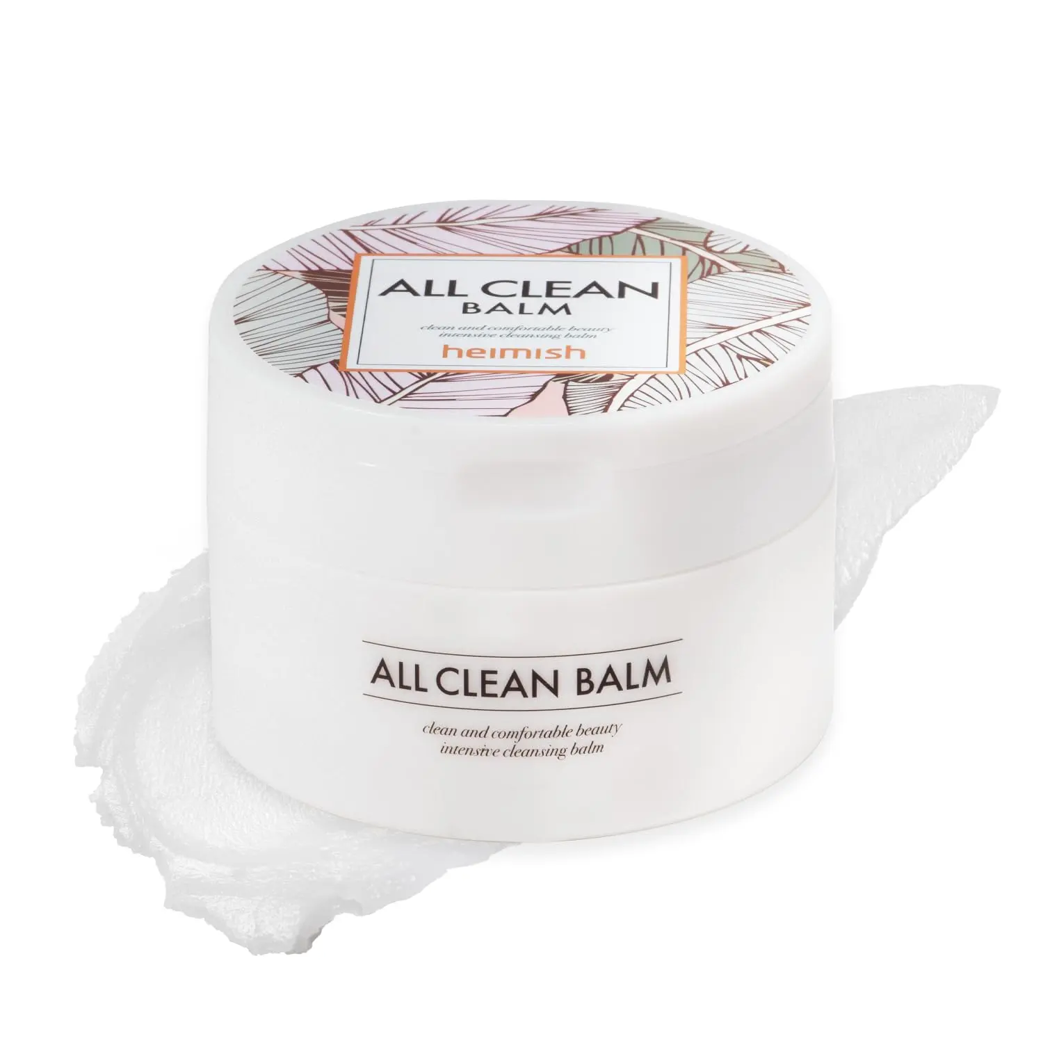 HEIMISH All Clean Balm 4.0fl.oz/120ml Jar - Plant-Based Coconut & Shea Oil Cleanser, Waterproof Makeup Remover, Milky Calming Moisturizing Korean Skincare, Aromatherapy Oil, Vegan, Blackhead Removal, for Adults All Skin Types, Gift