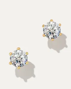 Sparkle Diamond Stud Earrings