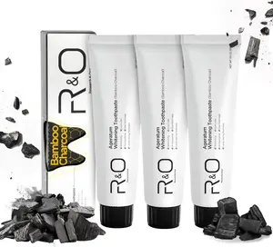 3-Pack Hydroxyapatite Charcoal Whitening Toothpaste – Fresh Breath, Stain Remover, Sensitive & Enamel-Safe Formula