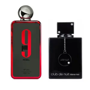 9PM REBEL + CLUB DE NUIT INTENSE (men) Perfume by Armaf Perfumes 3.4oz(100ml) - Fragrance Gift Bundle