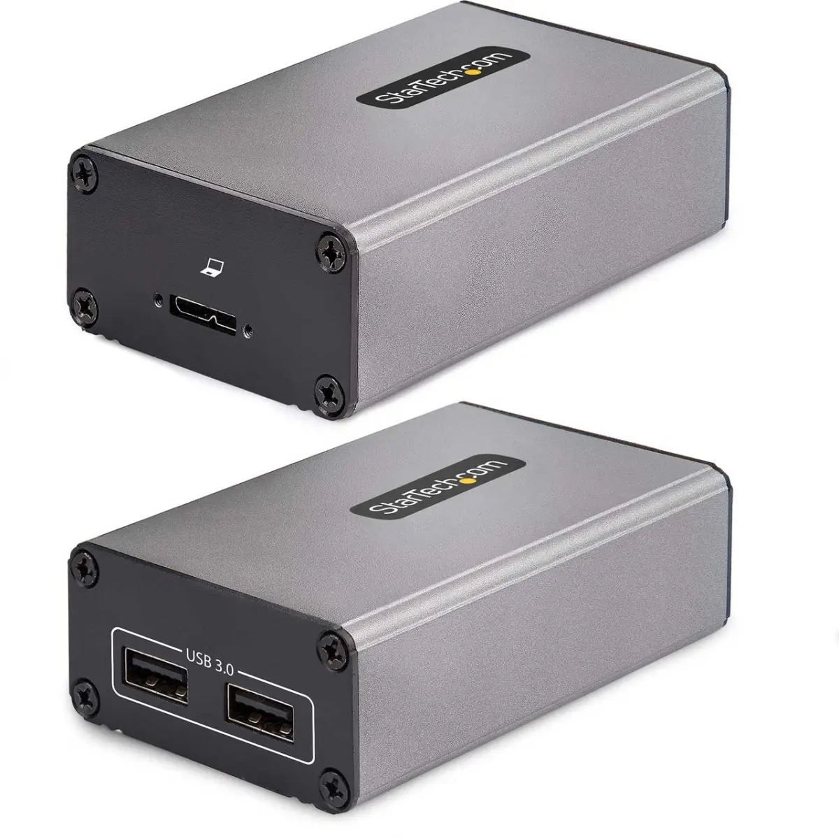 StarTech ST-F35023USBEXT Ac-Powered 2-Port USB 3.0 Optical Extender - LC-LC OM3 Multimode Fiber, Long-Range 350M-1150FT, Signal Extension, Webcam Support