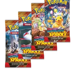 Surging Sparks - Additional Game Cards and Original Cards for Trading Among Friends - Includes Multiple Game Cards
