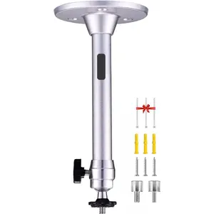 Mini Projector Mount Projector Ceiling Mount 360° Adjustable Projectors Wall Mount Rotation, Compatible with TMY HAPPRUN AuKing ELEPHAS HOMPOW ClokoWe Projectors