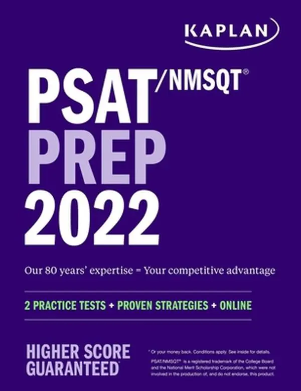 USED Book - Psat/NMSQT Prep 2022: 2 Practice Tests + Proven Strategies + Online by Kaplan Test Prep (Paperback) - english