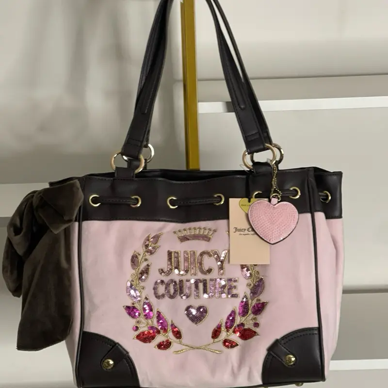 Juicy Couture Sequins Pink Daydreamer Handbag
