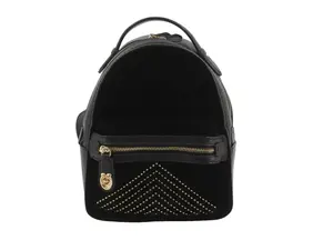 Pre-owned coach leather Backpacks Campus Velvet Patchwork Backpack