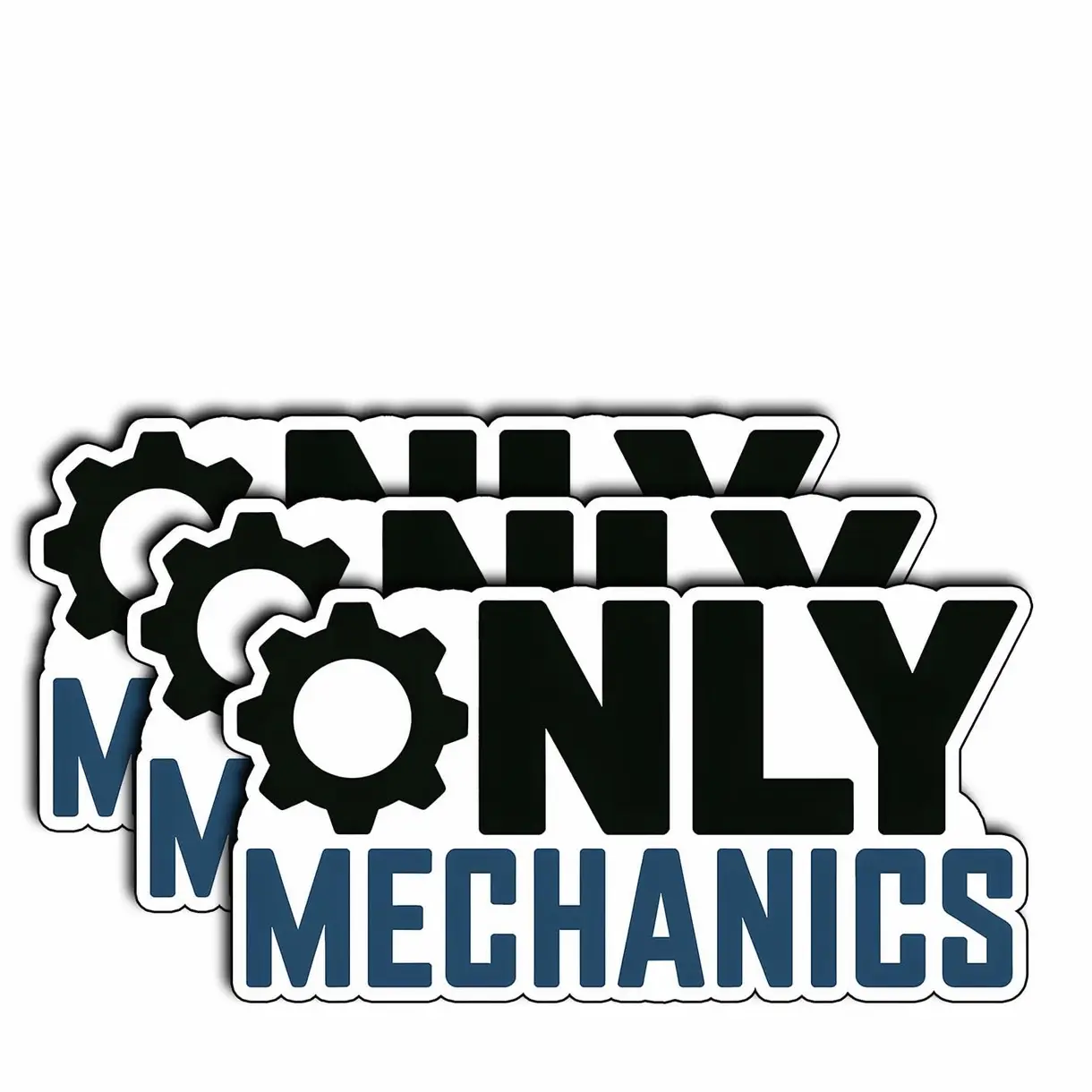 Only Mechanics Sticker – Funny Toolbox Mechanic Vinyl Sticker for Hard Hat, Water Bottle, Auto Repair Gift 1MA