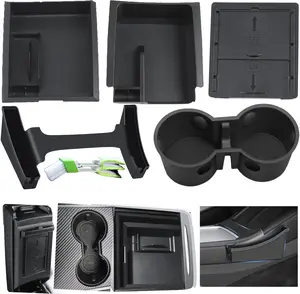 5PCS This set of interior accessories is exclusively designed to seamlessly fit Tesla Model 3 and Model Y (2021-2023), ensuring a precise and flawless integration with your vehicle's console.