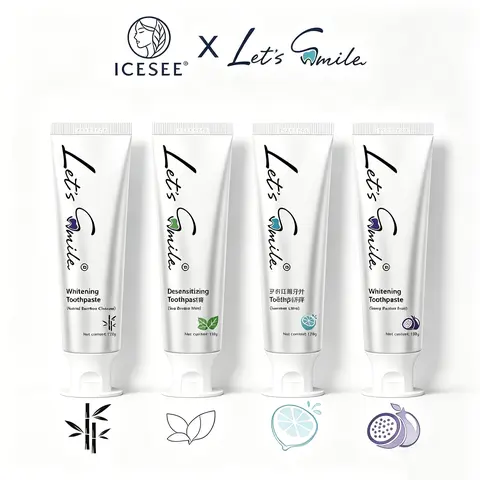 ICESEE Fresh Cool Mint Toothpaste – Fluoride-Free, Eco-Friendly, Portable, Long-Lasting Fresh Breath | Natural Oral Care-B