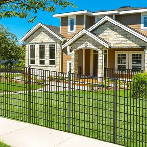 5 Panels No Dig Garden Fence, 40 in(H) X 12.1 ft(L) Metal Fence Panels, Thickened Rustproof Garden Fencing,  Barrier Fence for for Dogs, Rabbits, Landscape, Patio