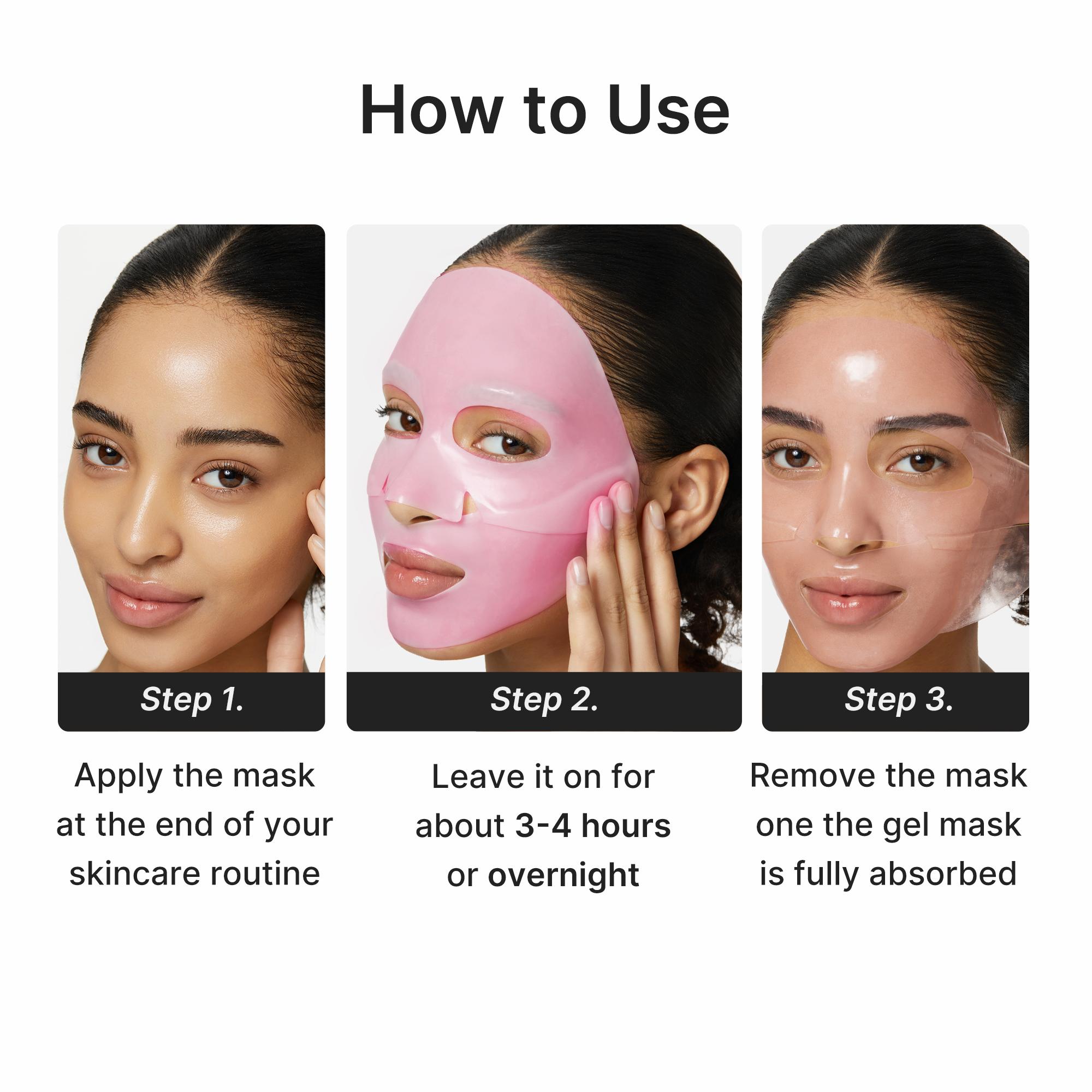[NEW] [medicube] NAD+ EGF Firming Gel Mask (4 sheets) | Color Changing Red Jelly Mask | NAD+, EGF, Anti-aging, Plumping, Radiance Boosting |  Hydrogel Mask for Skin Elasticity & Volume |  Overnight Face Mask for Youthful-Looking Skin | Korean Skincare