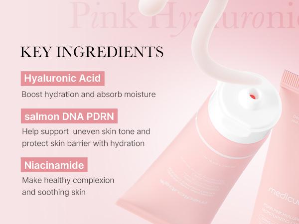 [medicube] PDRN Pink Hyaluronic Moisturizing CreamㅣPink Soothing CreamㅣSalmon DNA, Salmon PDRN, Hydrating, Moisturizing, Firming, Uneven Skin Tone, Pore Care, Korean Skincare, Vegan Option