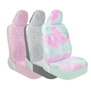 Carbella 1-Pack Plush Sherpa Fleece Seat Cover for Front Seats - Soft Warm Comfort