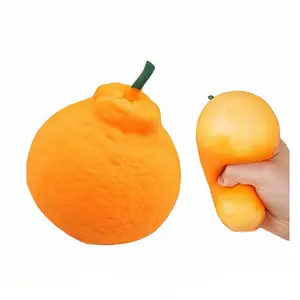 Ugly orange Squashy, Kawaii Squishies - Fidget Toy Soft TPR Material Stress Relief Sensory Toy, Perfect for Kids Gift Exchanges, Easter & Spring Basket Gift
