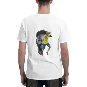Neymar "The Samba King" Art Print T-Shirt | Football Fan Casual Top