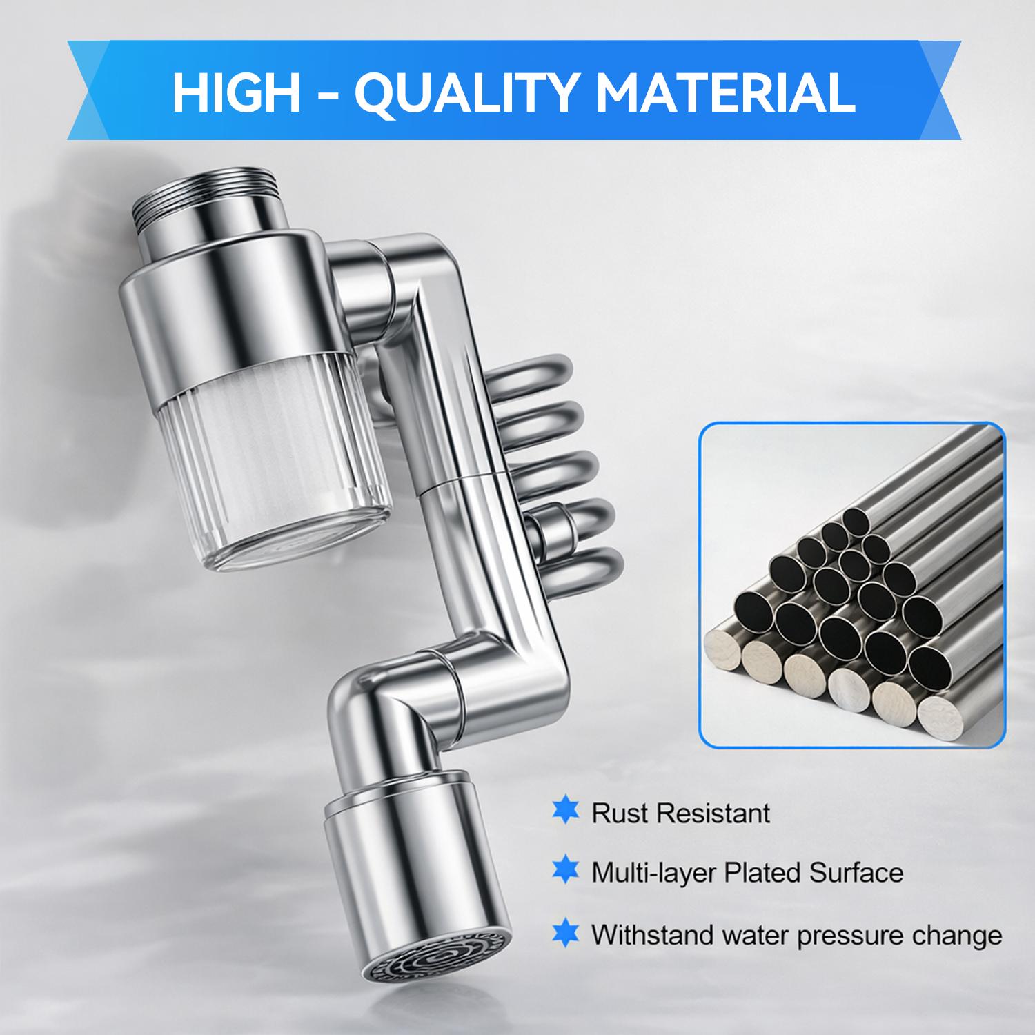 AQUPUVIR Water Filter for Sink Faucet,Faucet Water Filter NSF Certified,400 Gallon Capacity,Activated Carbon,Reduces 99% Chlorine and Odor,3-6 Month Lifespan,T4 CTO,a filter element.laminar flow faucet