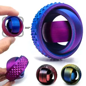 New 3D Printed Spinning Ball Toy, Universal Fingertip O-Type Gyroscope, Gravity-Powered Rotation, Relieves Anxiety and Stress, Cool Toy