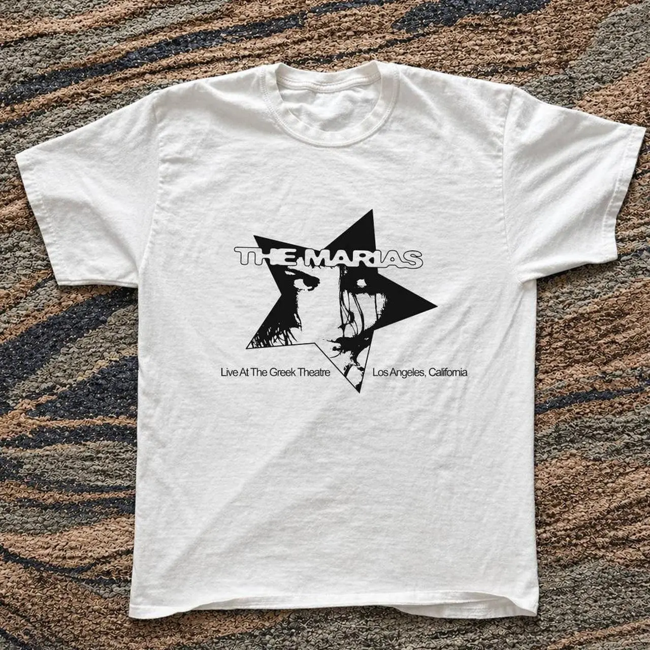 Vintage style The Marias white graphic tee