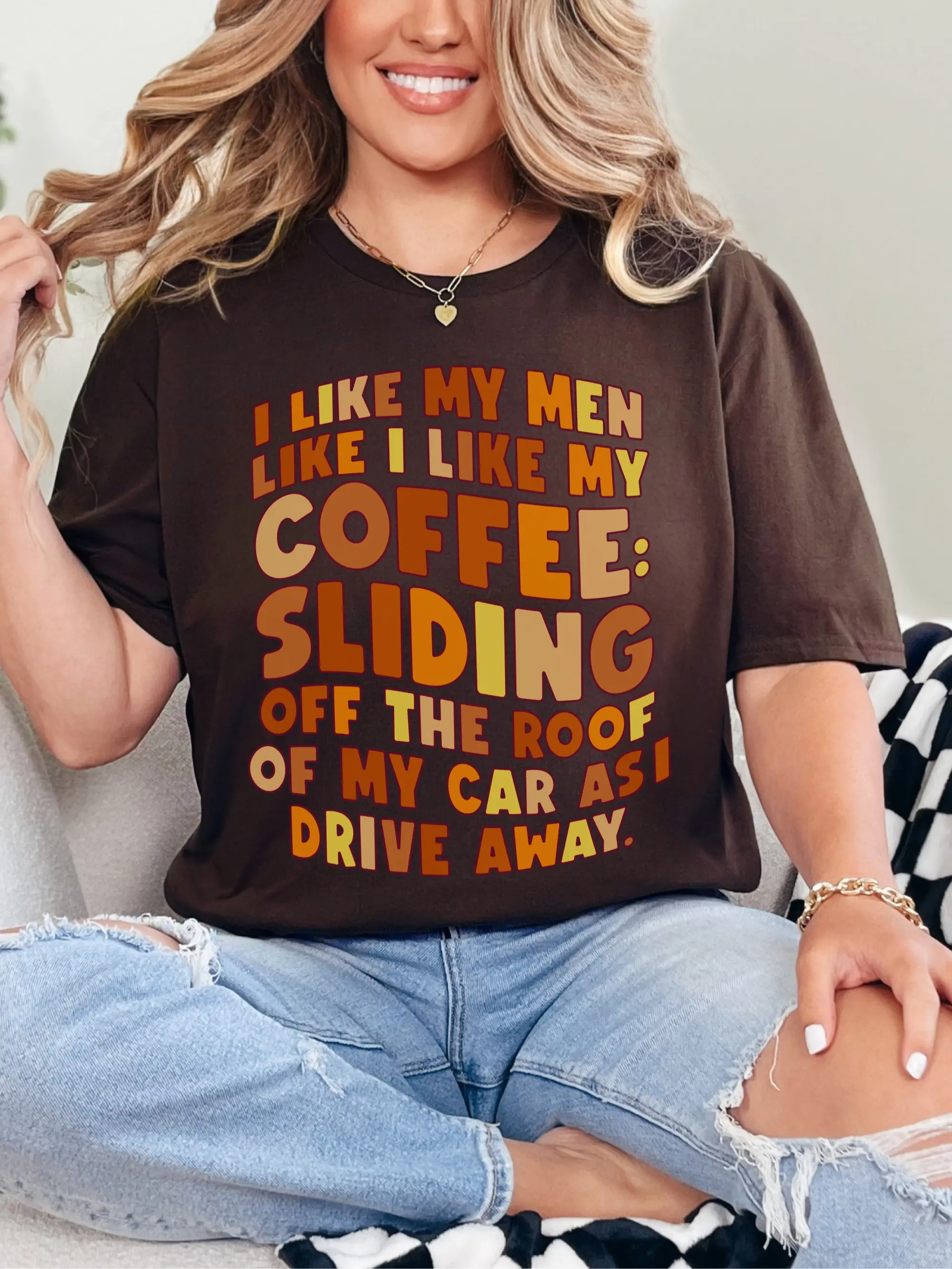 I Like My Men ~ Unisex Short Sleeve T-Shirt Gildan Softstyle Printed in the USA