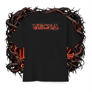 Cold Hearted Threadz vcna2 6.8oz 100% Cotton Premium Custom Halftoned DTF T-shirt