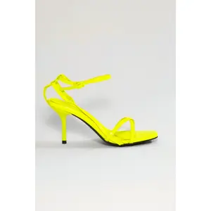 BETSY STRAPPY HEELS - YELLOW