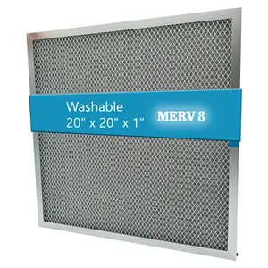 wioAIR Washable Furnace Air Filter, MERV 8, Reusable Central AC Air Filter