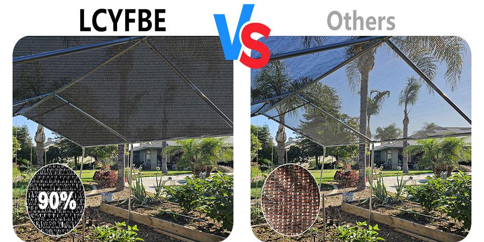 shade cloth,tarp,sun shade,90% Shade Cloth for Garden -12 x 20 FT Durable Mesh Tarp with Grommets, Sunblock Net for Patio for Plants Greenhouse Outdoor Pergola Sun Shade Neting for Chicken Coop Cover