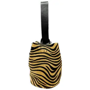 navigli bag | zebra-print cowhide