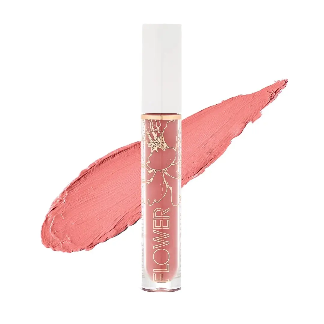 Lipstick FLOWER Beauty Miracle Matte Liquid Lip - English Rose Cosmetic Makeup