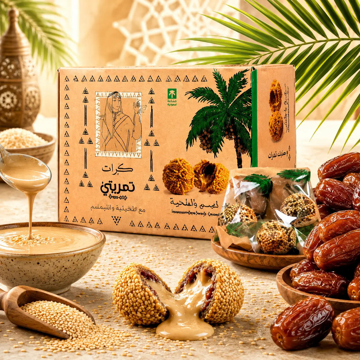 Sesame Date Balls with Tahani Sesame Date Balls with Tahani