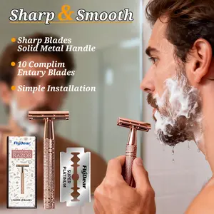 Manual Shaving Razor ， Classic Sharp Beard Trimmer， Old-School Shaving Blade for Men