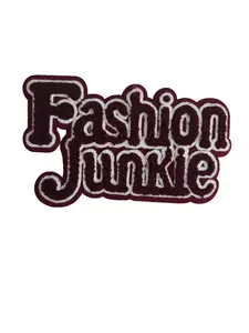 Fashion Junkie Iron On Patch Embroidery Design Stylish Embroidery